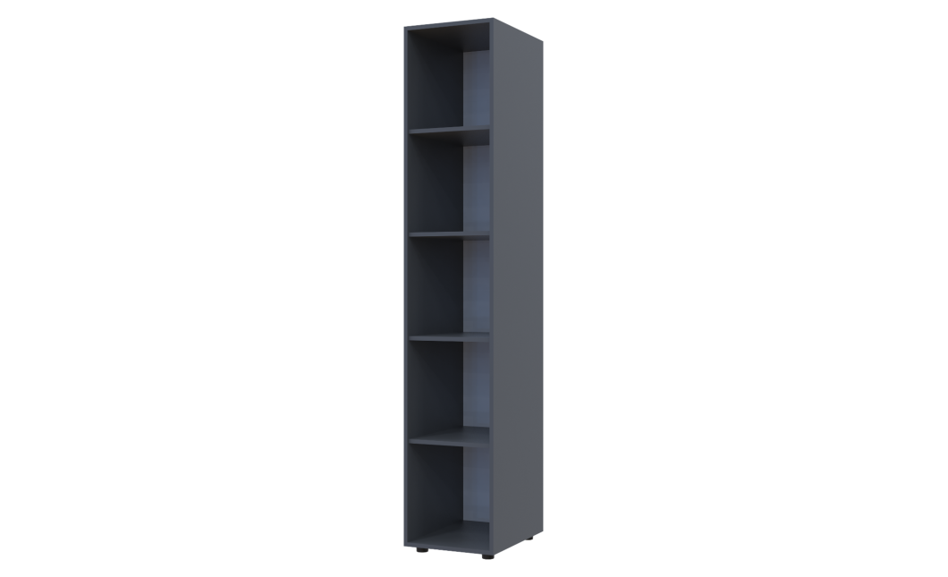 Kleiderschrank-Regal Doros Gelar Weiß 38,2x49,5x203,4 (41510103)