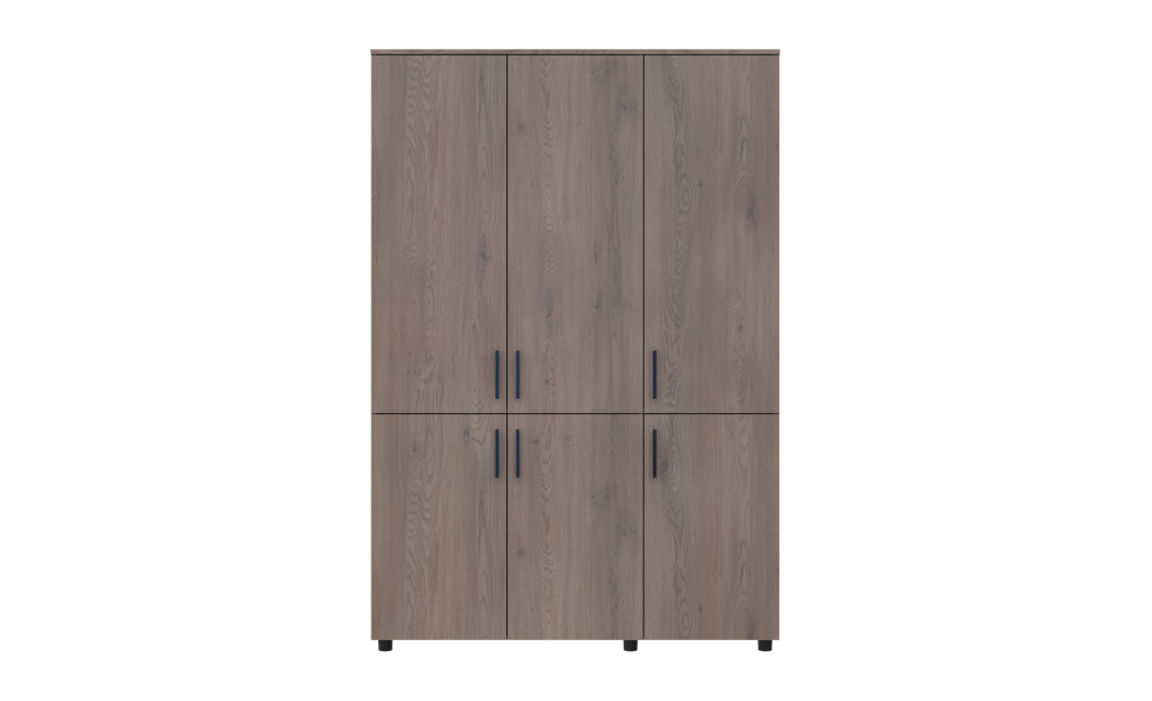 Kleiderschrank Doros Thorn Cremona Cannolo 3 Türen Kleiderstange 135x51,6x200 (44900475)