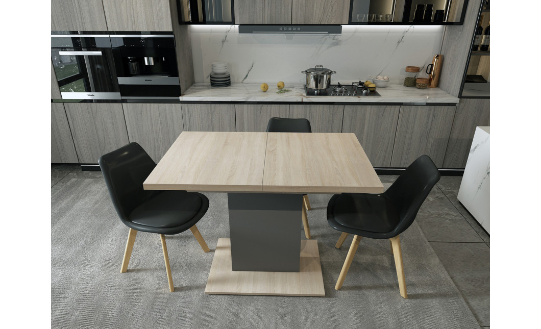 Stuhl-Set 2 Stk Doros Bin Schwarz 49x43x84 (42005076)