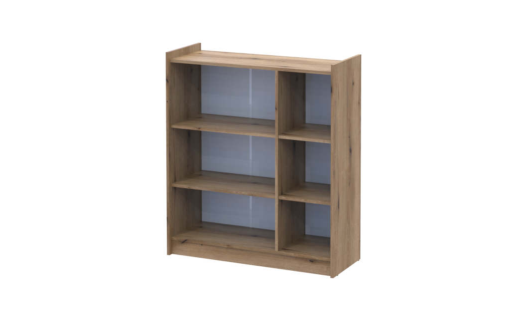 Schuhschrank Doros Kassel Ewok Eiche 3 Türen 97x40x110 (41516210)