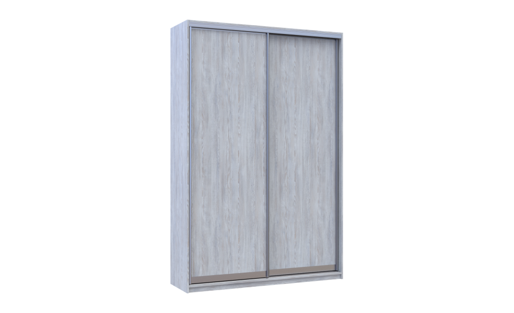Kleiderschrank Doros City Light Natti Luc Schiebetüren 2 Türen 120x60x225 (80736494)