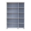 Kleiderschrank Doros Thorn Weiß 3 Türen Böden 135x51,6x200 (44900484)