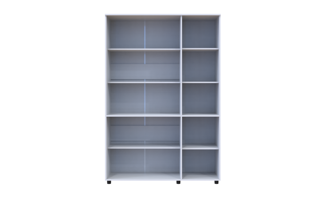 Kleiderschrank Doros Thorn Weiß 3 Türen Böden 135x51,6x200 (44900484)