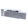 TV-Ständer Doros U2 Beton/Weiß 160x38x48 (41510090)