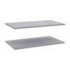 Regalböden Doros Kassel 2er-Set Grau 61,5x34,5x1,6 (41516228)