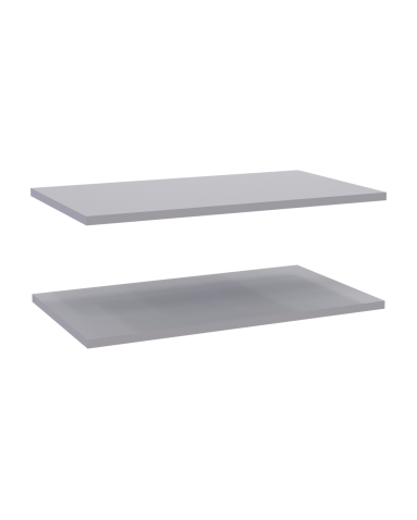 Regalböden Doros Kassel 2er-Set Grau 61,5x34,5x1,6 (41516228)