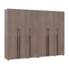 Kleiderschrank Doros Kasper Cremona Cannolo 3+3 Türen 270x50x204 (42005517)