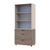 Kleiderschrank Doros Thorn Cremona Cannolo/Kaschmir 2 Türen 3 Schubladen Böden 90x51,6x200 (44900454)