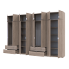 Kleiderschrank Doros Lukas Sonoma Eiche 4+4 Türen 360x50x240 (42005143)