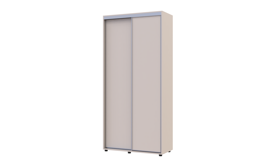 Kleiderschrank Doros Sigma Slim Schiebetüren Kaschmir 2 Türen 100x45x214.4 (42005444)