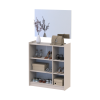 Schuhschrank Doros Kassel mit Spiegel Kaschmir 3 Türen 97×40×110 (42005506)