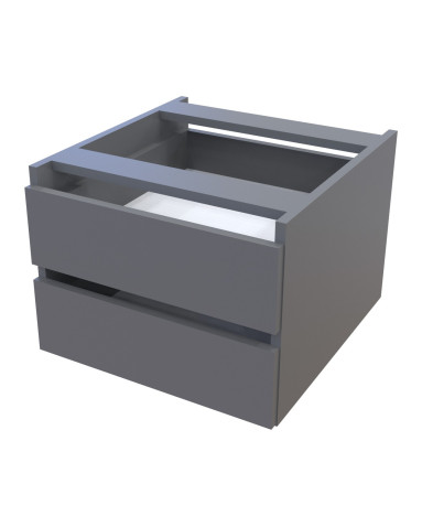 Schubladenblock für Kleiderschrank Doros G-Caiser Graphitgrau 44,8x42x33,6 (80736209)