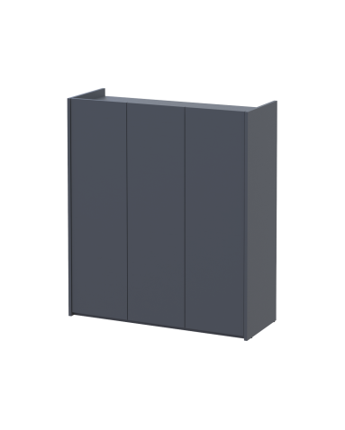 Schuhschrank Doros Kassel Graphitgrau 3 Türen 97x40x110 (41516211)