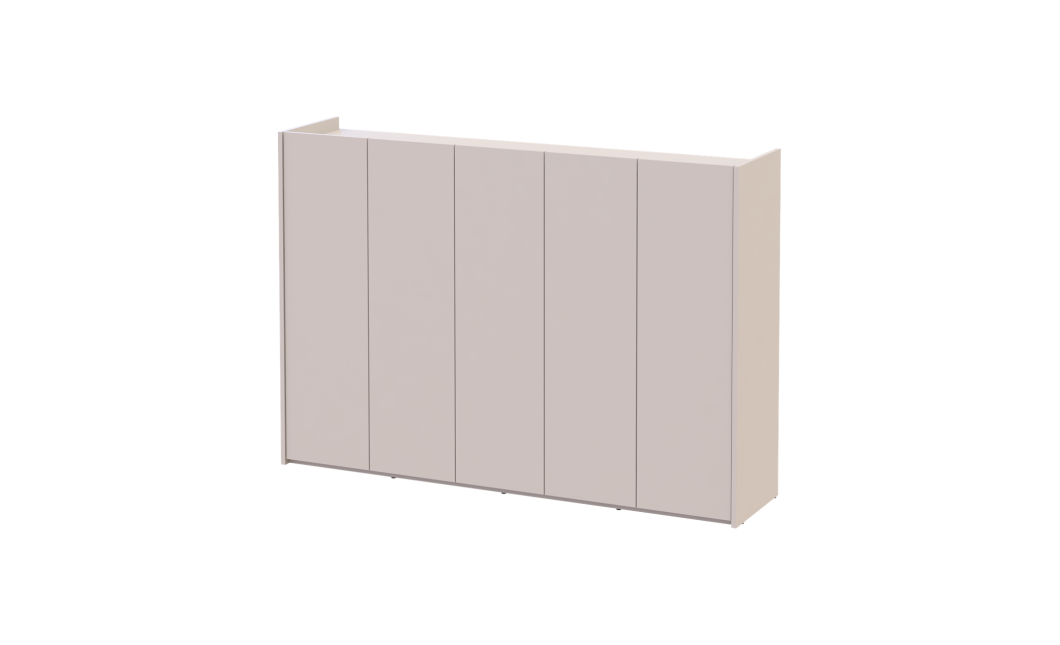 Kommode Doros Kassel Kaschmir 5 Türen 159x40x110 (41516217)