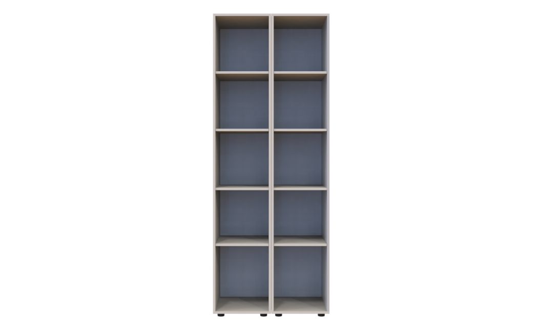Kleiderschrank Set Doros Gelar Kaschmir mit 2 Spiegeln 78x49,5x203,4 (42005103)