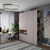 Regalsystem Doros Dale Kleiderschrank Artisan Eiche / Kaschmir 52x28x220 (44900333)