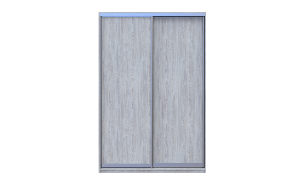 Kleiderschrank Doros City Light Natti Luc Schiebetüren 2 Türen 150x60x225 (80736506)