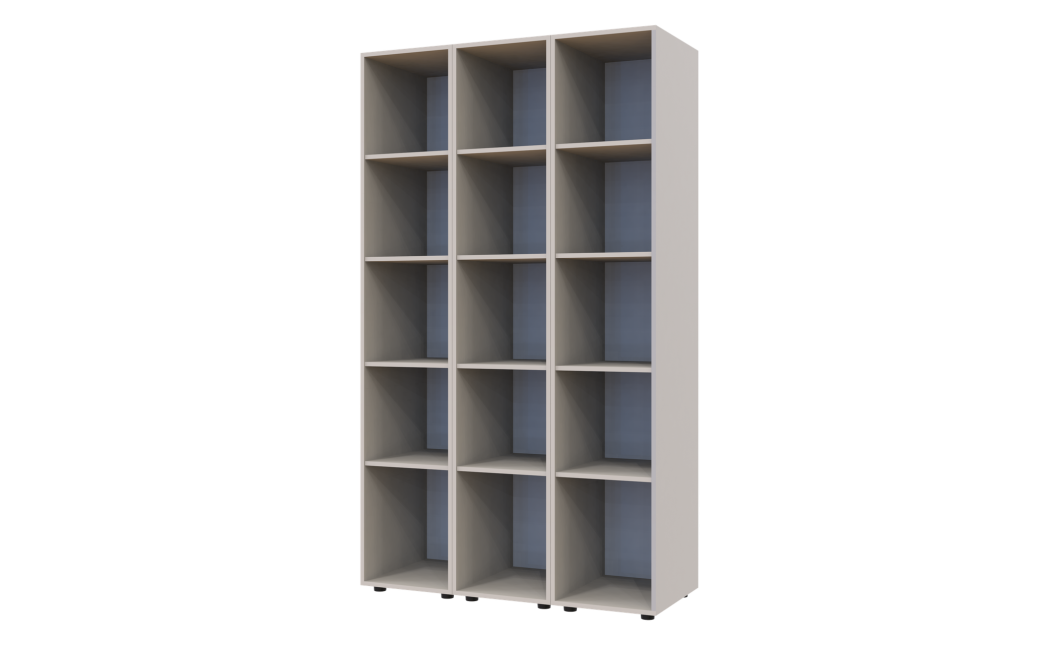 Kleiderschrank Set Doros Gelar Kaschmir mit 3 Spiegeln 117x49,5x203,4 (42005104)