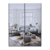 Kleiderschrank Doros G-Caiser Schiebetüren Kaschmir 2 Spiegel 2 Türen 180x60x240 (42005324)