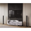 TV-Ständer Doros U2 Beton/Weiß 160x38x48 (41510090)