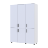 Kleiderschrank Doros Thorn Weiß 3 Türen Böden 135x51,6x200 (44900484)