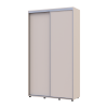 Kleiderschrank Doros Sigma Slim Schiebetüren Kaschmir 2 Türen 120x45x214.4 (42005446)