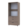 Kleiderschrank Doros Thorn Cremona Cannolo 2 Türen 3 Schubladen Kleiderstange 90x51,6x200 (44900429)