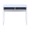 Schreibtisch Doros Bart Weiß mit Ablage 100x55x78,1 (41510124)