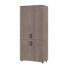 Kleiderschrank Doros Thorn Cremona Cannolo 2 Türen Böden 90x51,6x200 (44900428)