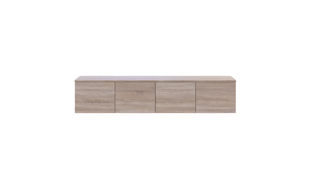 TV-Board Doros Levia Sonoma Eiche 4 Türen 160x35x33 (41516300)