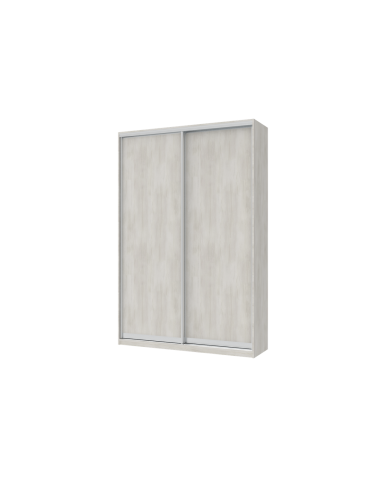Kleiderschrank Doros City Light Schiebetüren Weißeiche 2 Türen 150x45x225 (42002017)
