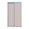 Kleiderschrank Doros Sigma Slim Schiebetüren Kaschmir 2 Türen 120x45x214.4 (42005446)