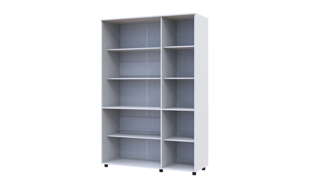 Kleiderschrank Doros Thorn Weiß 3 Türen Böden 135x51,6x200 (44900484)