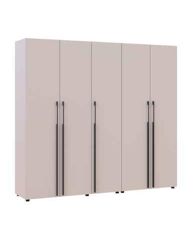 Kleiderschrank Doros Kasper Kaschmir 2+3 Türen 225x50x204 (42005514)