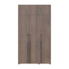 Kleiderschrank mit Aufsatz Doros Kasper Cremona Cannolo 3 Türen 135x50x245 (42005521)