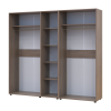 Kleiderschrank Doros Kasper Cremona Cannolo 2+3 Türen 225x50x204 (42005515)