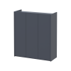 Schuhschrank Doros Kassel mit Spiegel Graphit 3 Türen 97×40×110 (42005497)
