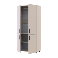 Kleiderschrank Doros Thorn Kaschmir 2 Türen Kleiderstange 90x51,6x200 (44900447)