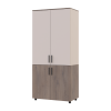 Kleiderschrank Doros Thorn Cremona Cannolo/Kaschmir 2 Türen Böden 90x51,6x200 (44900452)
