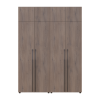 Kleiderschrank mit Aufsatz Doros Kasper Cremona Cannolo 2+2 Türen 180x50x245 (42005523)
