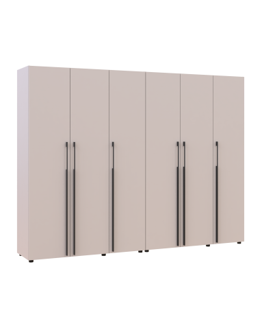 Kleiderschrank Doros Kasper Kaschmir 3+3 Türen 270x50x204 (42005516)