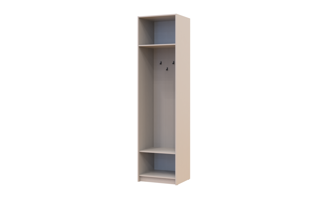 Offenes Regal Doros Rondi mit Aufsatz Kaschmir 60x52x236 (42005389)