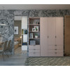 Kleiderschrank Doros Gelar Kaschmir 3 Türen Säulenschrank 176,2x49,5x203,4 (42005175)