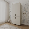 Kleiderschrank Doros Thorn Kaschmir 2 Türen Böden 90x51,6x200 (44900448)