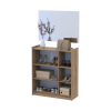 Schuhschrank Doros Kassel mit Spiegel Eiche Evoke 3 Türen 97×40×110 (42005500)