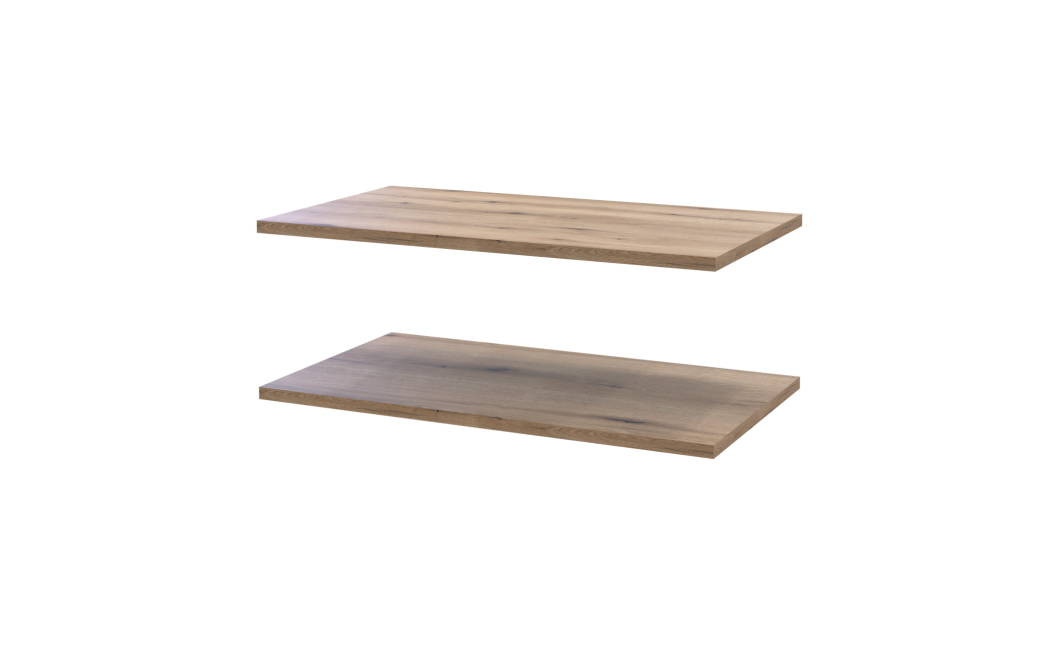 Regalböden Doros Kassel 2er-Set Ewok Eiche 61,5x34,5x1,6 (41516222)