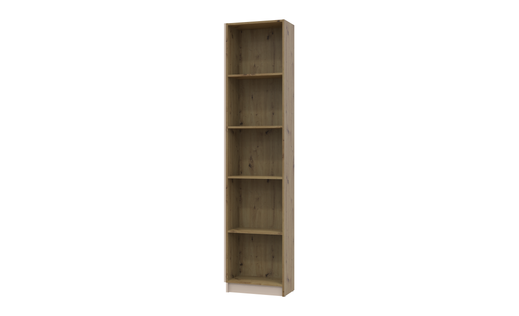 Regalsystem Doros Dale Kleiderschrank Artisan Eiche / Kaschmir 52x28x220 (44900333)
