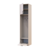 Offenes Regal Doros Rondi mit hohem Aufsatz Kaschmir 60x52x260 (42005390)