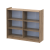 Schuhschrank Doros Kassel mit Spiegel Eiche Evoke 4 Türen 128×40×110 (42005501)