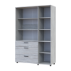 Kleiderschrank Doros Thorn Natti Kiefer 3 Türen 3 Schubladen Böden 135x51,6x200 (44900482)